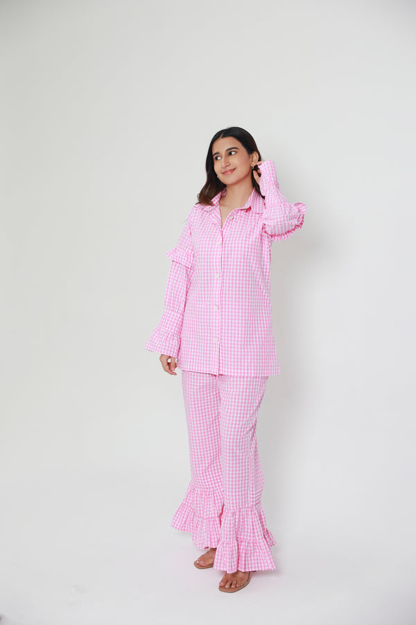 FAMINGLO RUFFLE CO-ORD SET