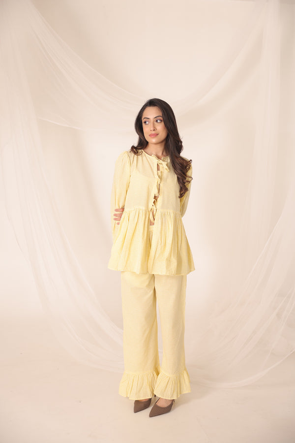 LEMON WHISPER CO-ORD SET