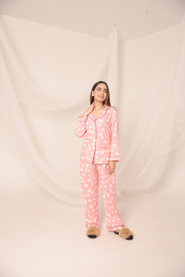 HEARTFELT BLUSH LOUNGEWEAR